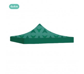 TENT WITH ROOF 100% PRINTED ROOF 520G/M² 4 SIDES + 4 BANNERS