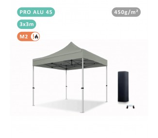 Tente Pliante 3x3M En Alu PRO 45mm bâche 450g/m²