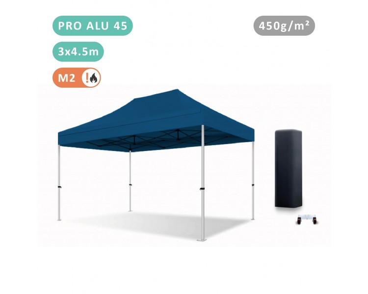 Tente Pliante 3x4.5M En Alu PRO 45mm bâche 450g/m² Tente Pliante 3x4.5M En Alu PRO 45mm bâche 450g/m²