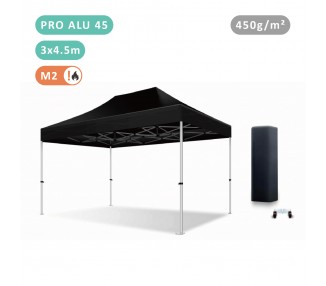 Tente Pliante 3x4.5M En Alu PRO 45mm bâche 450g/m²