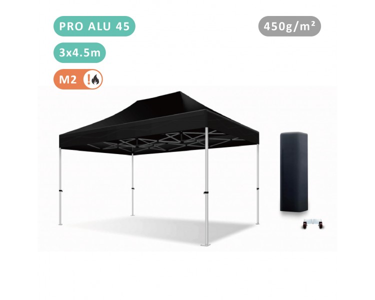 Tente Pliante 3x4.5M En Alu PRO 45mm bâche 450g/m²