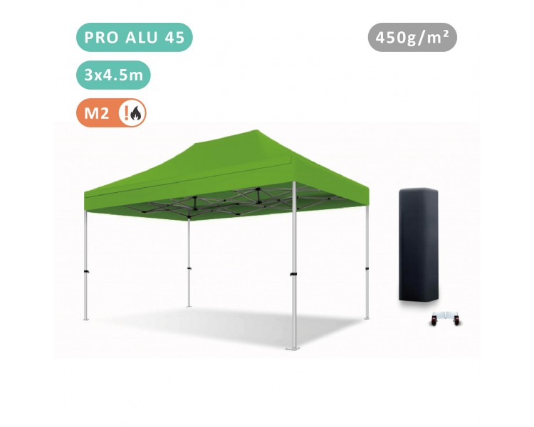 Tente Pliante 3x4.5M En Alu PRO 45mm bâche 450g/m² Tente Pliante 3x4.5M En Alu PRO 45mm bâche 450g/m²