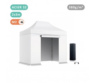 Pack Tente pliante Acier 32mm bâche 380g/m²