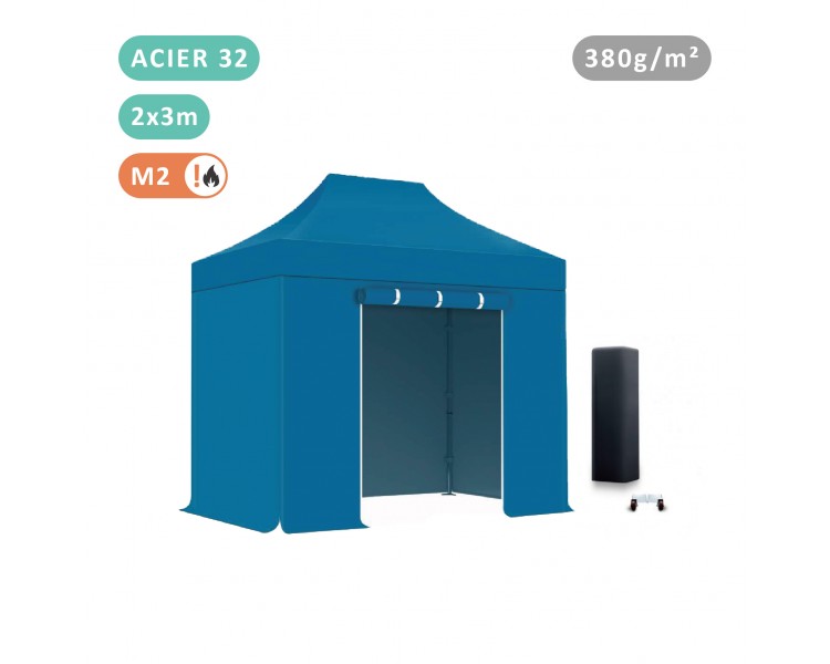 Pack Tente pliante Acier 32mm bâche 380g/m²