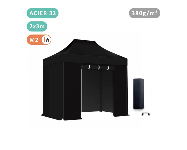 Pack Tente pliante Acier 32mm bâche 380g/m²