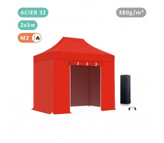 Pack Tente pliante Acier 32mm bâche 380g/m²