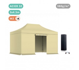 Pack Tente pliante Acier 32mm bâche 380g/m²