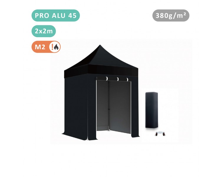 Pack Tente pliante Alu 45mm bâche 380g/m²