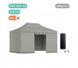 Pack Tente pliante Alu 45mm bâche 380g/m²