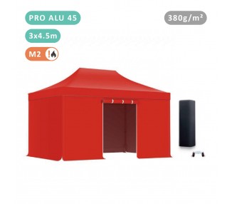 Pack Tente pliante Alu 45mm bâche 380g/m²