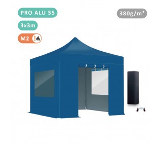 Pack Fenêtres Tente pliante Alu 55mm Bâche 380g/m²