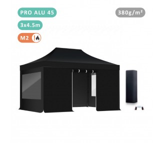 Pack Fenêtres Tente pliante  Alu 45mm bâche 380g/m²