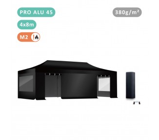 Pack Fenêtres Tente pliante  Alu 45mm bâche 380g/m²