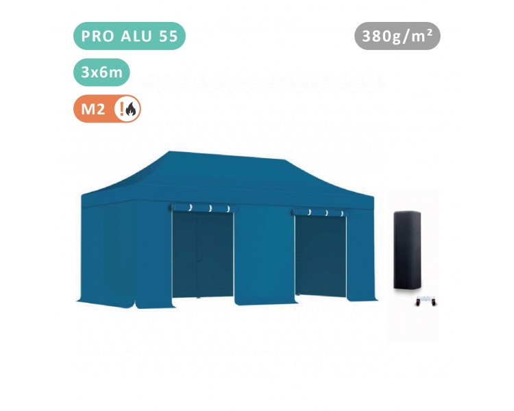 Pack Tente pliante Alu 55mm bâche 380g/m²