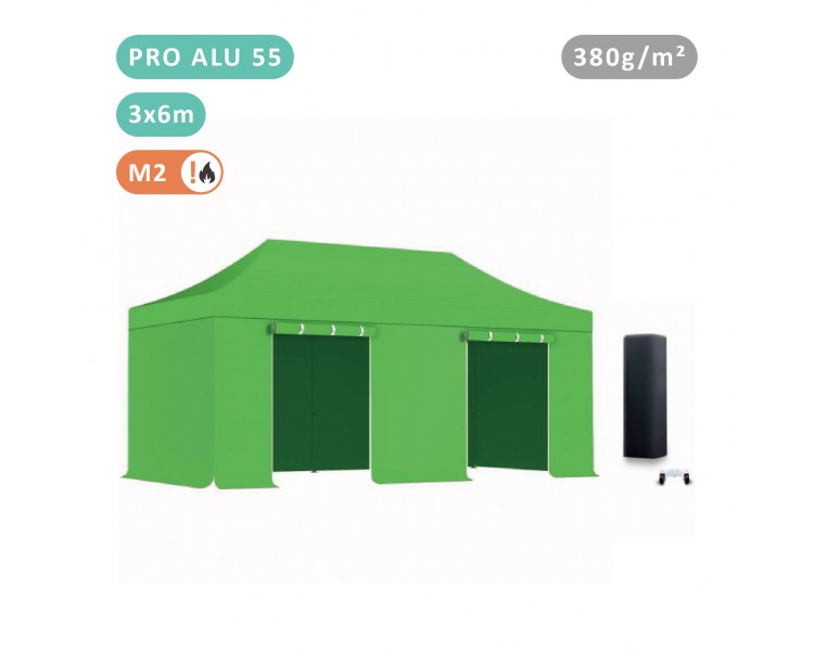 Pack Tente pliante Alu 55mm bâche 380g/m²