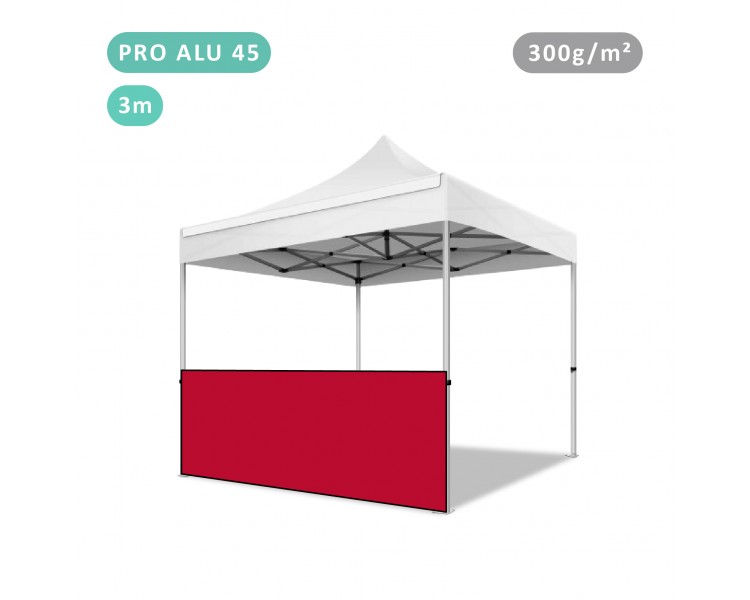 Demi rideau 3m pour tente pliante PRO 40mm