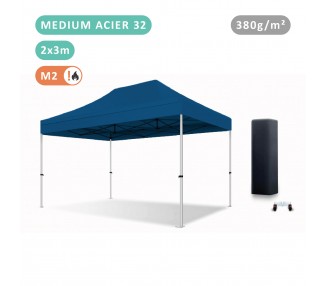 Tente Pliante 2x3M En Acier 32mm Medium bâche 380g