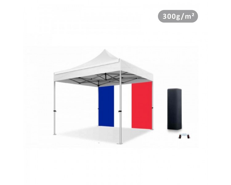 Bâche drapeau Français 300g/m² polyester pvc pour tous les modèles