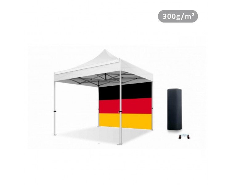 Bâche drapeau Allemagne 300g/m² polyester pvc pour tous les modèles