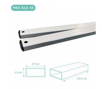 Compas (2 croisillons) pour tente alu 40/45mm
