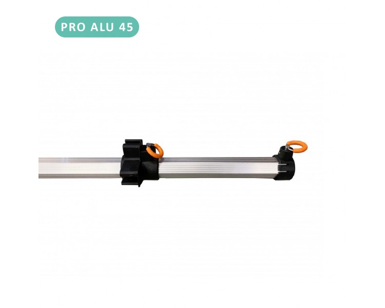 Pied supérieur d'angle pour tente alu 40/45mm (bagues de réglage comprises)