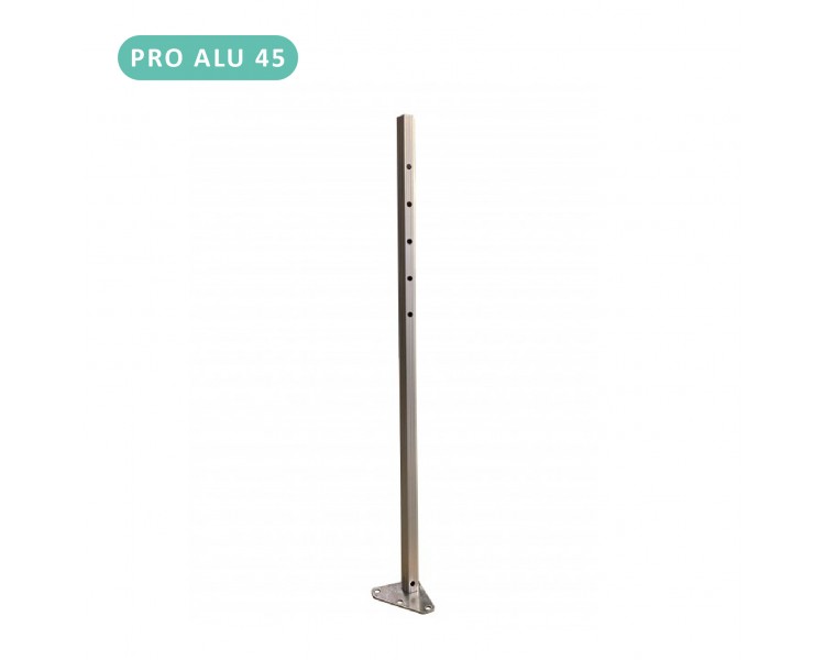 Pied inférieur pour tente alu 40/45mm (platine comprise)