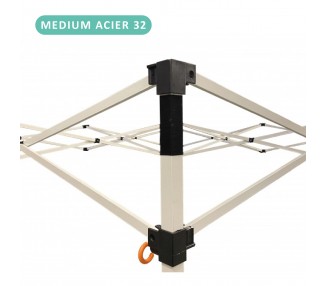 Structure pour tente pliante en acier 32MM- 3X3/3X4.5/3X6..
