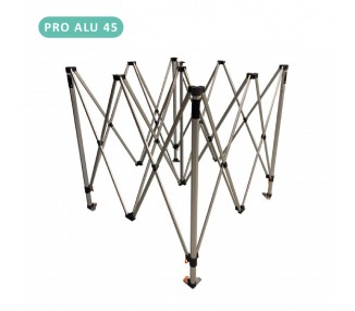 Structure for aluminum folding tent 45mm- 3X3/3X4.5/3X6..