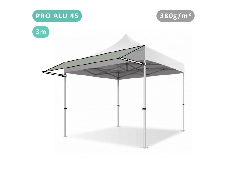 Canopy top extension 3m for folding tent Pro 40mm