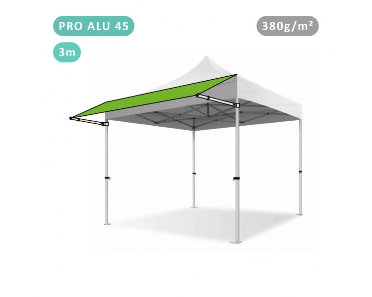 Canopy top extension 3m for folding tent Pro 40mm