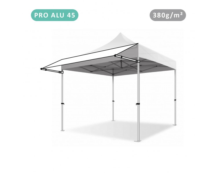 Canopy top extension 3m for folding tent Pro 40mm