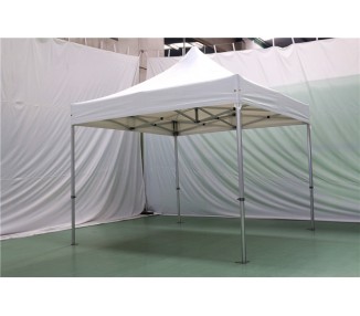 Tente Pliante PRO Bâche toit PVC 3x3M ignifugée M2, tubes 50mm