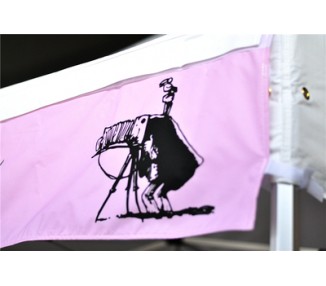 Bandeau amovible imprimé, banderole publicitaire pour toit 300g/m²