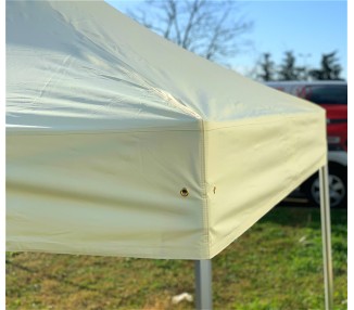 Pack Folding tent Medium steel 32mm structure with tarpaulin 380g/m² ( 3  walls+ 1 door)