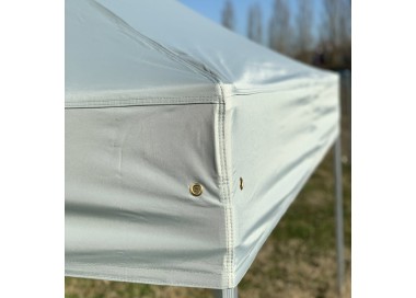 Pack Tente pliante semi-Pro Alu 45mm toit 300g/m² avec 3 bâches pleines + 1 porte