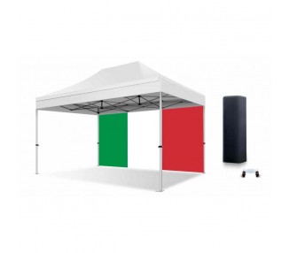 Bâche drapeau Italie 300g/m² polyester pvc pour tous les modèles