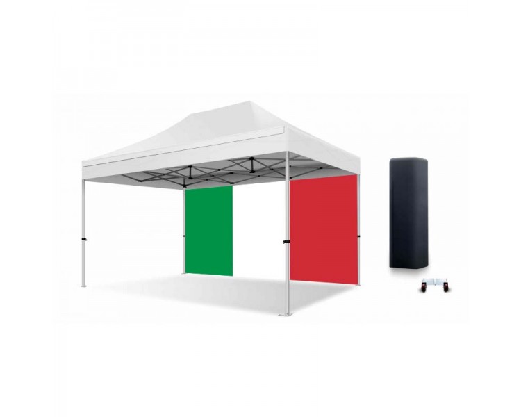 Bâche drapeau Italie 300g/m² polyester pvc pour tous les modèles